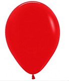 Шар (12''/30 см), Красный, пастель