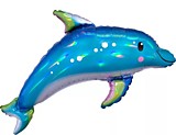 Дельфин голубой переливы