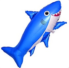 Счастливая акула Синий