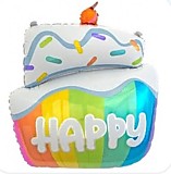 Радужный тортик на счастье