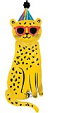 Леопард в очках и колпаке