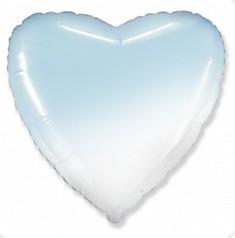 Сердце Голубой Градиент