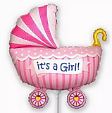 Коляска для девочки, Розовый It's a girl