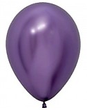 Шар (12''/30 см), Хром, Фиолетовый