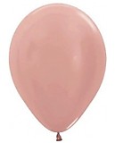 Шар (12''/30 см) Розовый, металлик