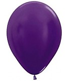 Шар (12''/30 см) Фиолетовый, металлик