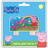 Свеча С Днём рождения Peppa Pig