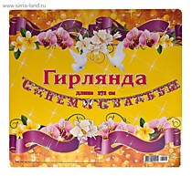 Растяжка С Днем Свадьбы