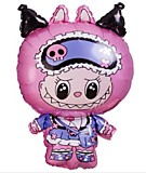 Монстрик зубастый, плюшевый