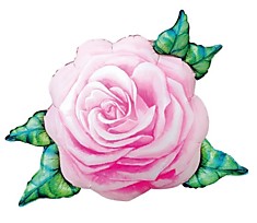 Цветок, Роза акварель (розовый)