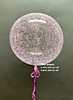 Шар Bubble с конфетти пенопластовые шарики
