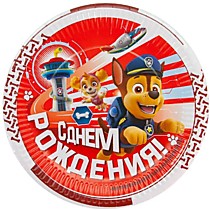 Тарелки Щенячий патруль, С ДР