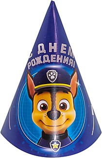 Колпачки Щенячий патруль, с ДР, синий
