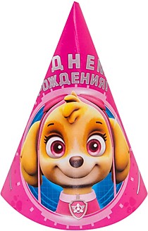 Колпачки Щенячий патруль, с ДР, роовый