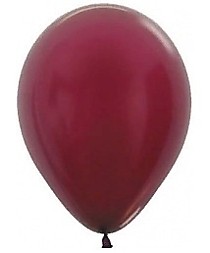 Шар (12''/30 см) Бургундия, металлик