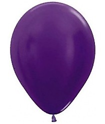 Шар (12''/30 см) Фиолетовый, металлик
