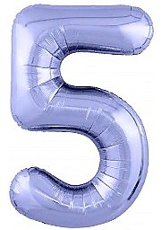 Цифра 5 Сиреневая
