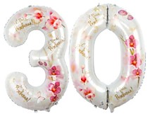 Цифра "30" Орхидеи