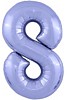 Цифра 8 Сиреневая