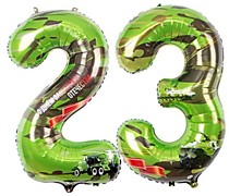 Цифра "23" С Днем Защитника