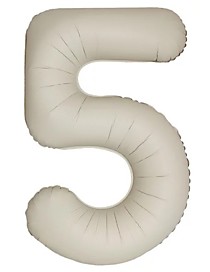 Цифра 5 Slim Кремовый Латте матовый