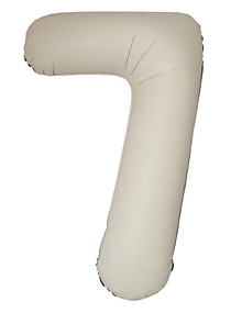 Цифра 7 Slim Кремовый Латте матовый