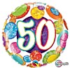 Круг Цифра 50, Круги разноцветные, голография