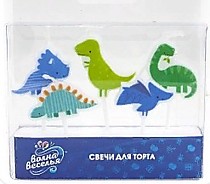 Свеча Фигура, Динозавры, Ассорти